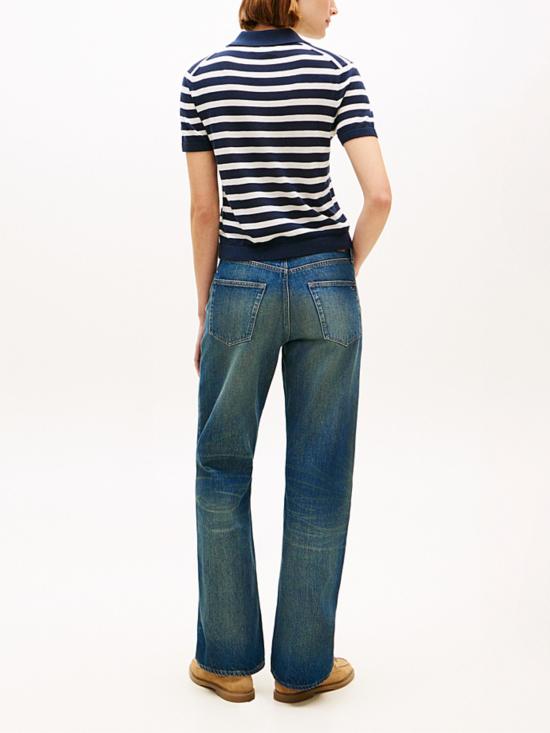 26SS 타미힐피거 반팔 티셔츠 WW0WW48503 0A5 Blue - TOMMY HILFIGER