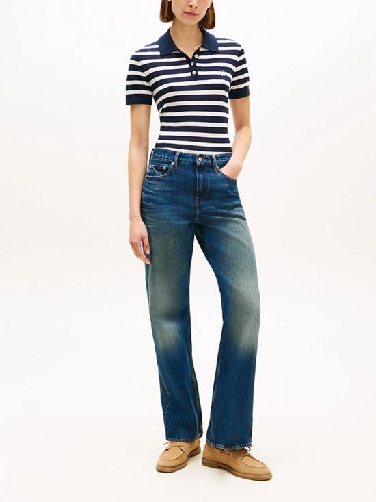 26SS 타미힐피거 반팔 티셔츠 WW0WW48503 0A5 Blue - TOMMY HILFIGER