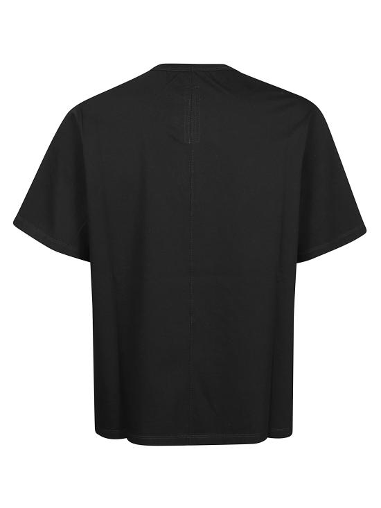 26SS 릭 오웬스 반팔 티셔츠 RR01F2232JAEP13 0911 BLACK MILK PRINT - RICK OWENS