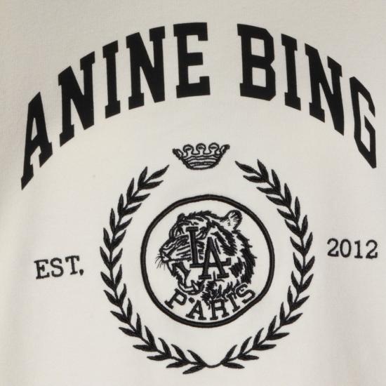 26SS 애니빙 긴팔 티셔츠 A0812486WKHA3 White - ANINE BING