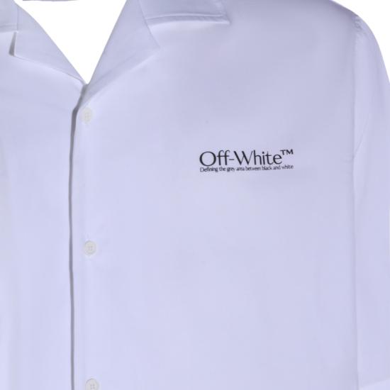 26SS 오프화이트 반팔 셔츠 OMGG01FS26FAB0061000 Blue - OFF WHITE