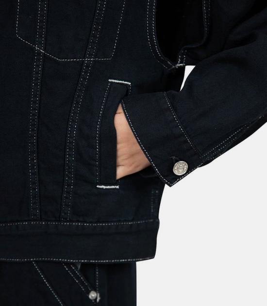  MM6 메종마르지엘라 데님 자켓 s62an0121 m30002 900 ss24 38 Black - MM6 MAISON MARGIELA