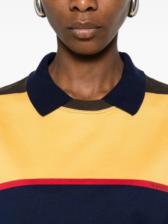 26SS 베르사체 반팔 티셔츠 10245071A17890 6Y520 MultiColour - VERSACE