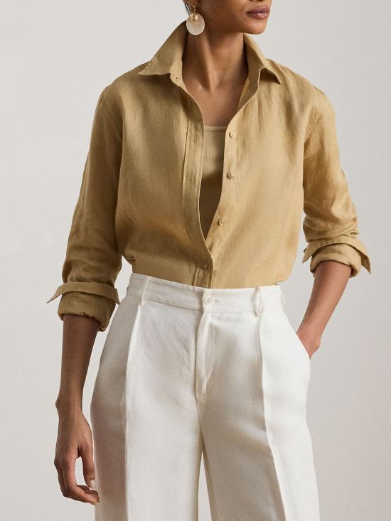 26SS 랄프 로렌 셔츠 200782777 060 Beige - RALPH LAUREN