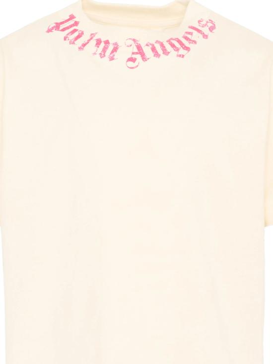 26SS [키즈] 팜앤젤스 티셔츠 PGAA002S26JER005 White - PALM ANGELS