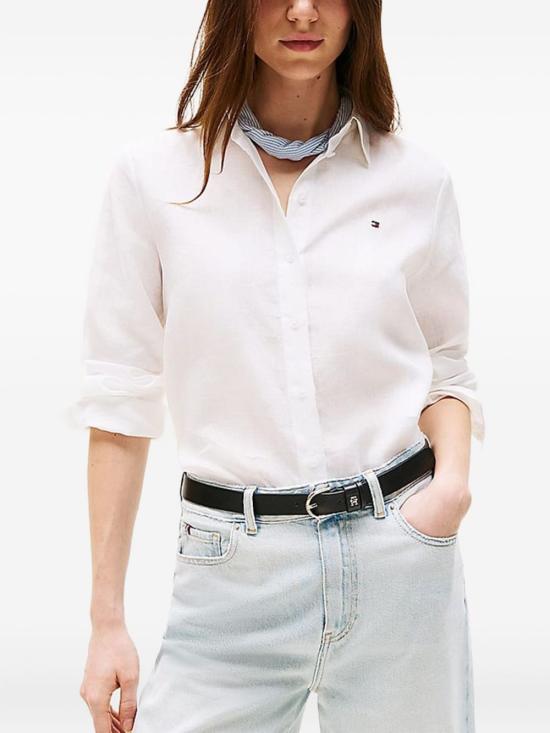 26SS 타미힐피거 셔츠 WW0WW44679 YCF White - TOMMY HILFIGER