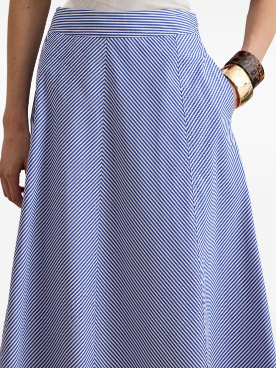 26SS 랄프 로렌 미디 스커트 200P08874 001 NAVY - RALPH LAUREN