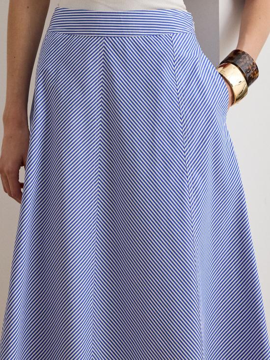 26SS 랄프 로렌 미디 스커트 200P08874 001 Blue - RALPH LAUREN