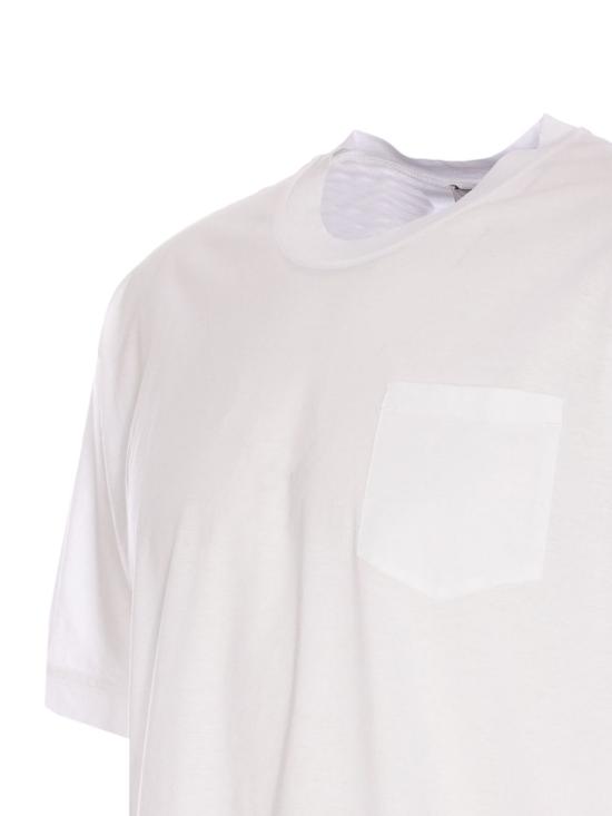 26SS 파올로페코라 반팔 티셔츠 F081 4054U1A1 White - PAOLO PECORA