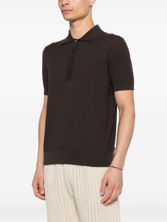 26SS 파올로페코라 반팔 티셔츠 A046 F1002345 Brown - PAOLO PECORA