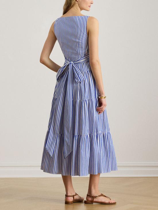 26SS 랄프 로렌 미디 원피스 200P13459 001 Blue - RALPH LAUREN