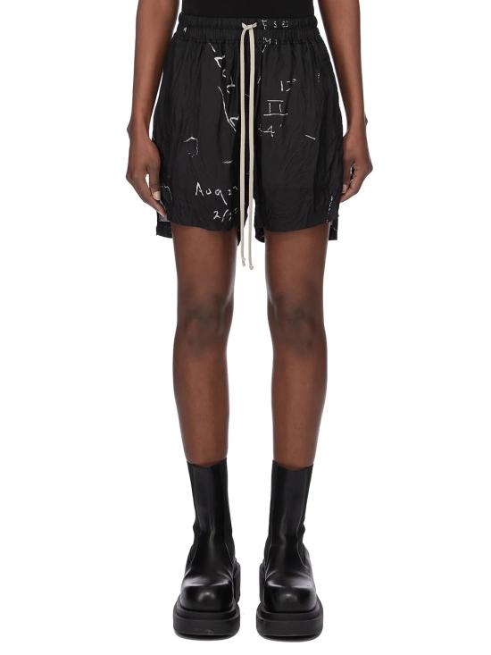 26SS 릭 오웬스 숏팬츠 RP01F6351KP1 0911 Black - RICK OWENS