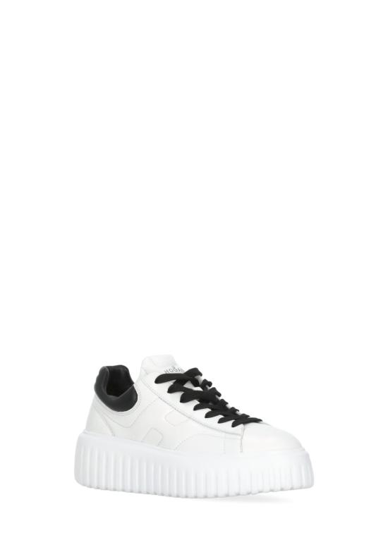 26SS 호간 H-스트라이프 스니커즈 HXW6450FC60LE9 0001 White - HOGAN