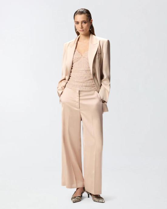 26SS 핑코 긴팔 티셔츠 106726A378 Q35 Rosa mogano - PINKO