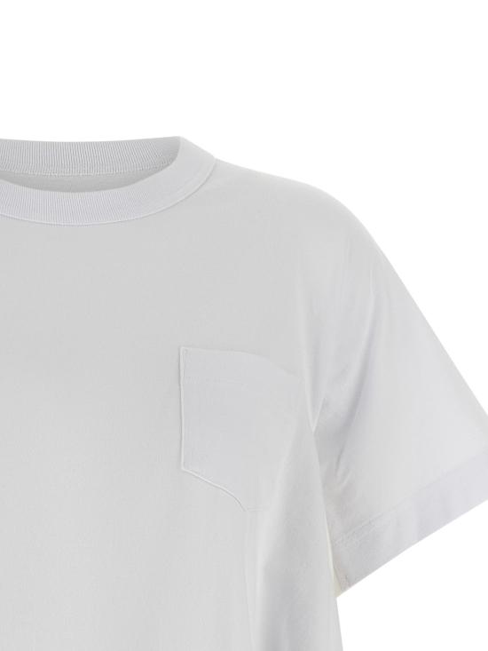 26SS 사카이 반팔 티셔츠 2608349 101 White - SACAI