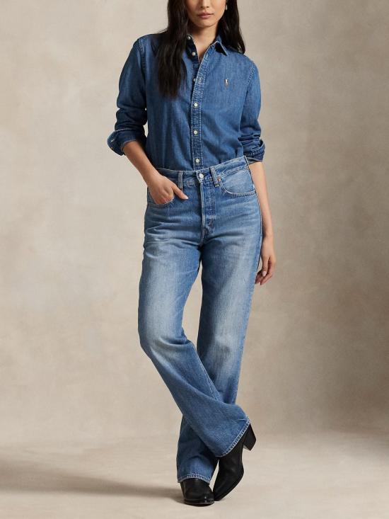 26SS 랄프 로렌 셔츠 211969458 001 Light denim - RALPH LAUREN