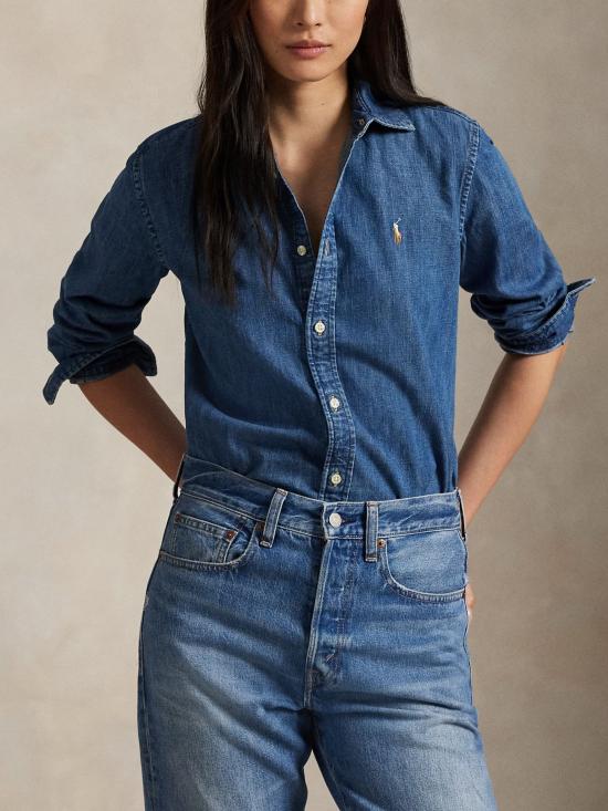 26SS 랄프 로렌 셔츠 211969458 001 Light denim - RALPH LAUREN