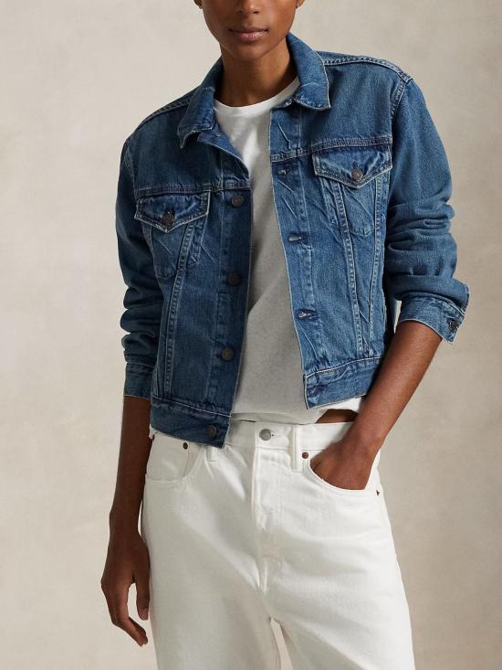 26SS 랄프 로렌 자켓 211969408 001 Denim chiaro - RALPH LAUREN