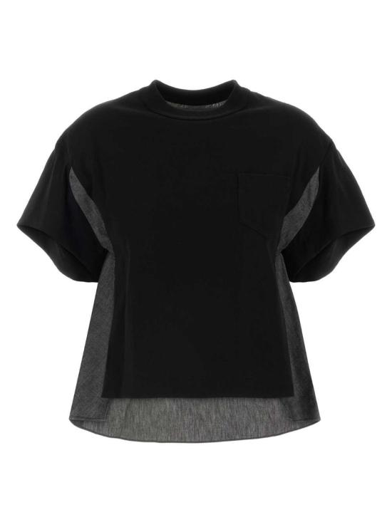 26SS 사카이 반팔 티셔츠 2608348 001 Black