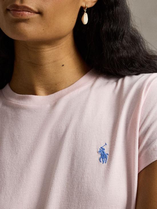 26SS 랄프 로렌 반팔 티셔츠 211B14605 014 Pink - RALPH LAUREN