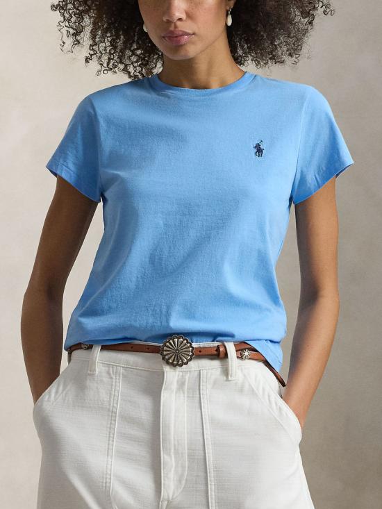 26SS 랄프 로렌 반팔 티셔츠 211B14605 005 Clear Blue - RALPH LAUREN