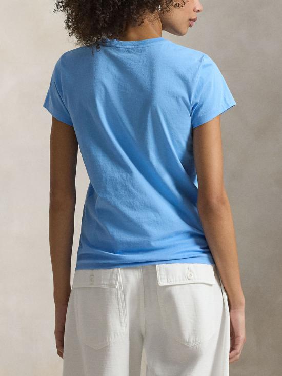 26SS 랄프 로렌 반팔 티셔츠 211B14605 005 Clear Blue - RALPH LAUREN