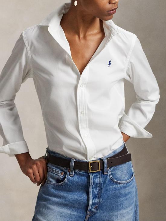 26SS 랄프 로렌 셔츠 211891376 001 White - RALPH LAUREN