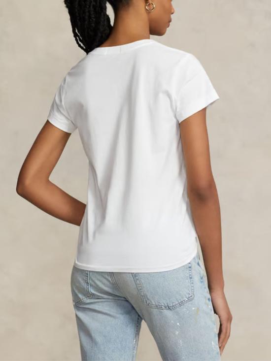 26SS 랄프 로렌 반팔 티셔츠 211B14611 007 White - RALPH LAUREN