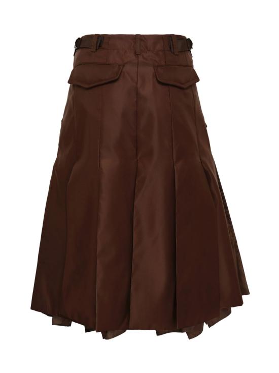 26SS 사카이 미디 스커트 2608308 601 Brown - SACAI