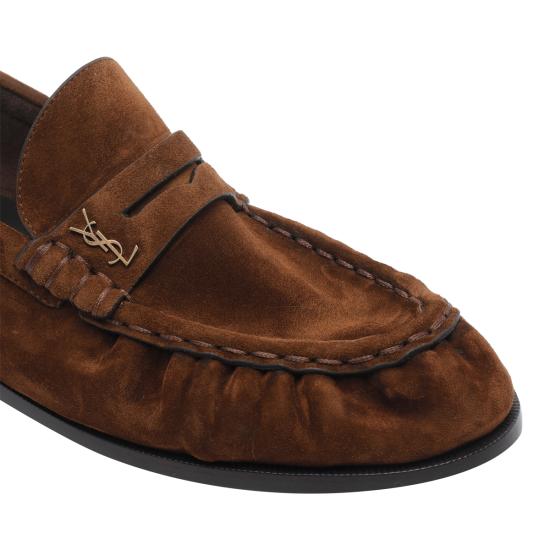 26SS 생로랑 로퍼 839471 27DTT2319 Brown - SAINT LAURENT