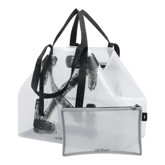 26SS 오프화이트 토트백 OMNA20TC99FAB001 7910 Transparent - OFF WHITE