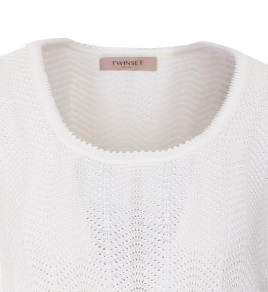 26SS 트윈셋 반팔 티셔츠 261TT3051 00282 White - TWINSET