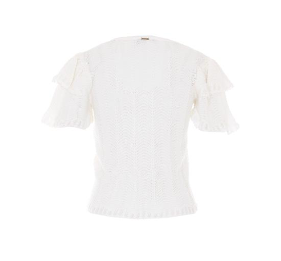 26SS 트윈셋 반팔 티셔츠 261TT3051 00282 White - TWINSET