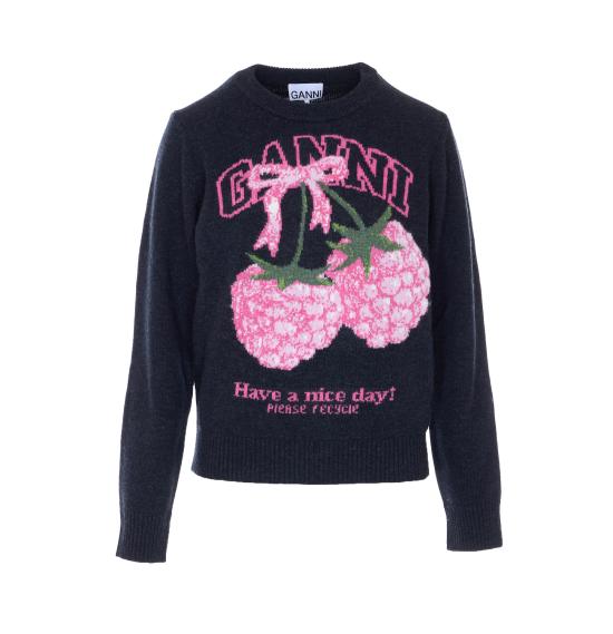 26SS 가니 스웨터 A1070276 252 Phantom