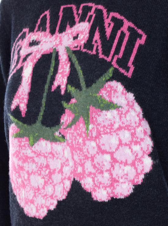 26SS 가니 스웨터 A1070276 252 Phantom - GANNI