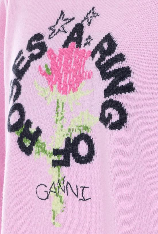 26SS 가니 스웨터 A1070271 868 Pink - GANNI