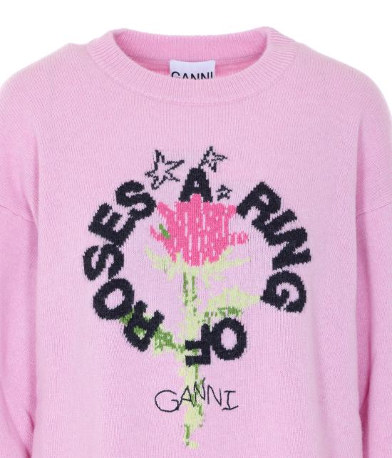 26SS 가니 스웨터 A1070271 868 Pink - GANNI