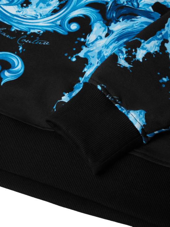 26SS 베르사체 긴팔 티셔츠 80GAI3R0 FS196G89 Black - VERSACE