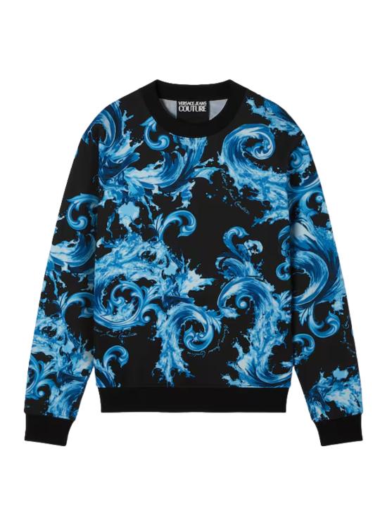 26SS 베르사체 긴팔 티셔츠 80GAI3R0 FS196G89 Black