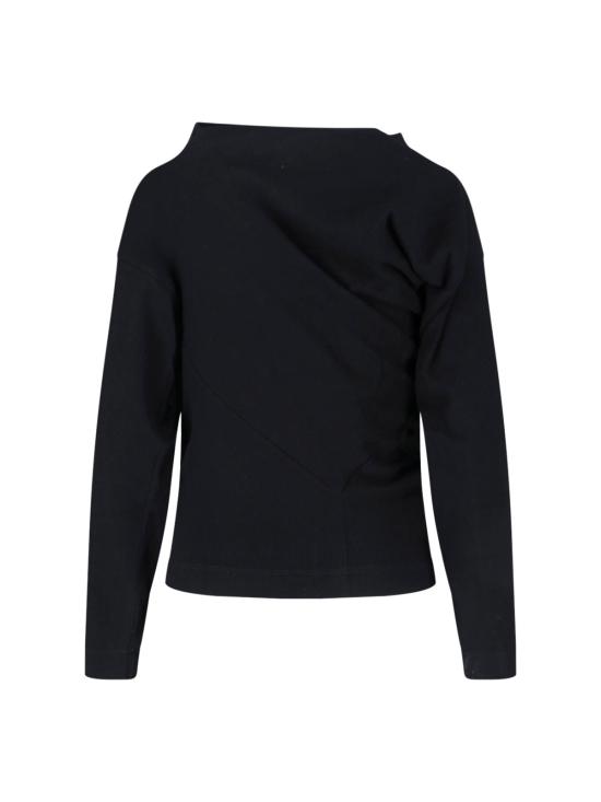 26SS 비비안웨스트우드 립드 탑 3G01003Y J009C N401 Black - VIVIENNE WESTWOOD