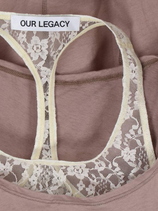 26SS 아워레가시 긴팔 티셔츠 W2266SV VELVET SAND AIRVEIL COTTON Brown - OUR LEGACY