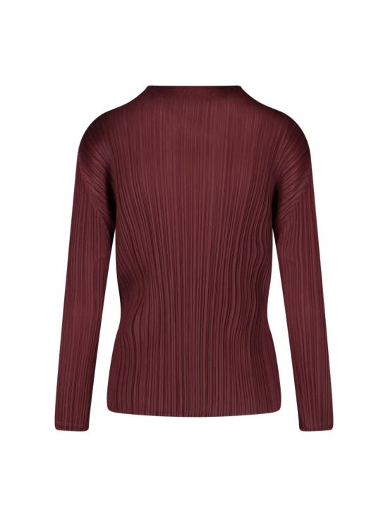 26SS 플리츠플리즈 긴팔 티셔츠 PP66JK111 84 Red - PLEATS PLEASE