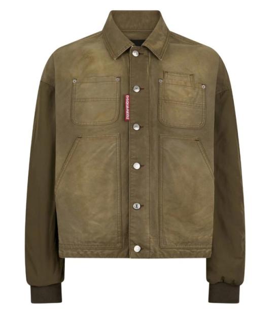 26SS 디스퀘어드2 데님 자켓 S74AM1696D35106 962 GREEN