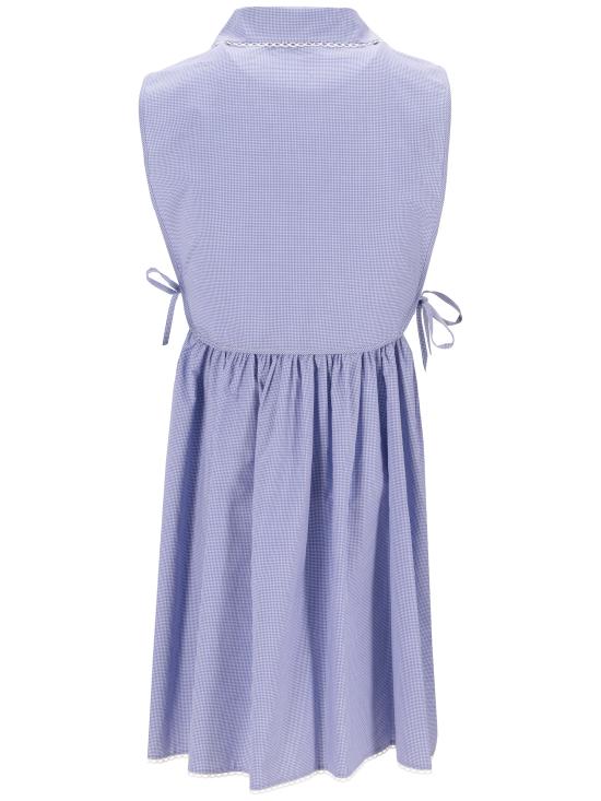 26SS 미우미우 미디 원피스 MF6203SOOO187G F0AZ1 BIANCO AZZURRO - MIU MIU