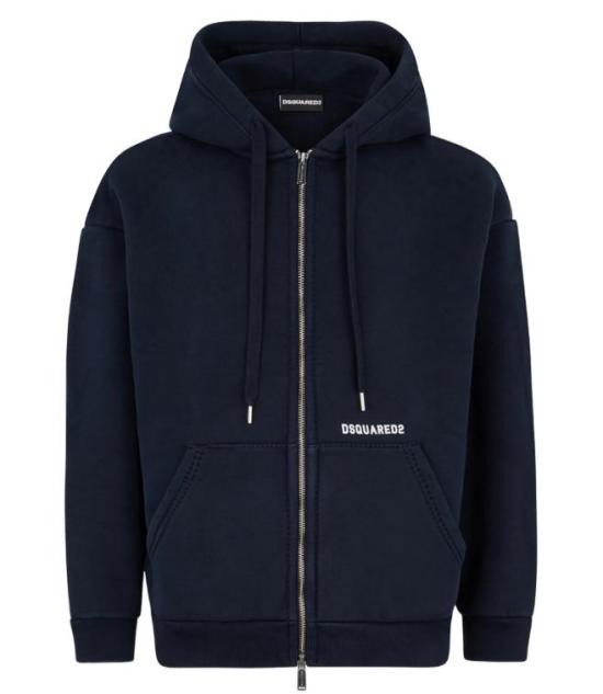 26SS 디스퀘어드2 후드 티셔츠 S74HG0185D25027 478 BLUE NAVY