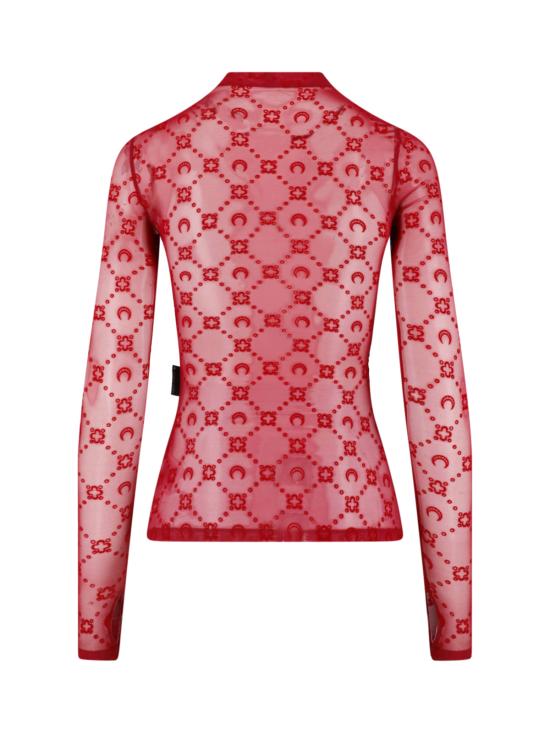 26SS 마린세르 반팔 티셔츠 WTO388A CJER0005 RD11 Red - MARINE SERRE