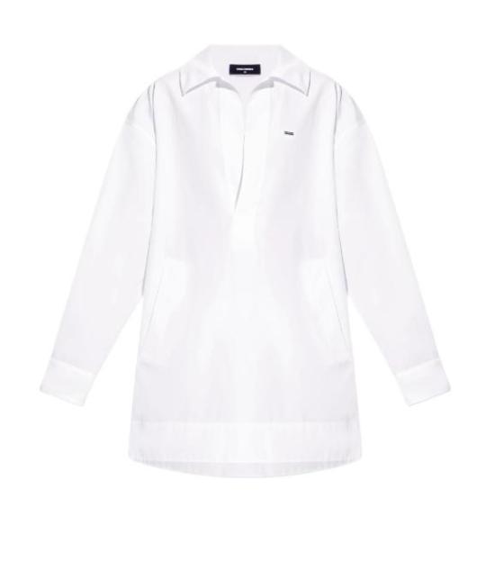 26SS 디스퀘어드2 미디 원피스 S75CV0980S36275 100 WHITE