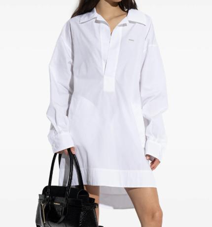 26SS 디스퀘어드2 미디 원피스 S75CV0980S36275 100 WHITE - DSQUARED2