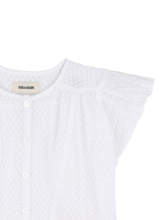 26SS [키즈] 자딕앤볼테르 셔츠 X60551 10P White - ZADIG & VOLTAIRE