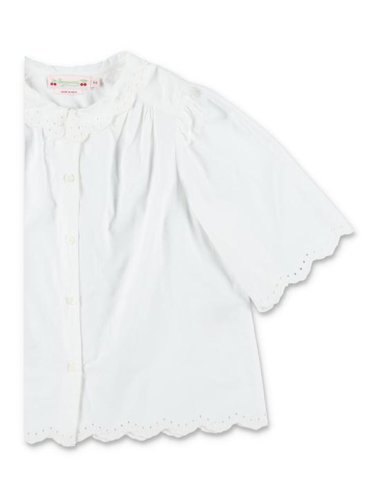 26SS [키즈] 봉쁘앙 셔츠 S06GBLW00029 002 BLANC LAIT - BONPOINT